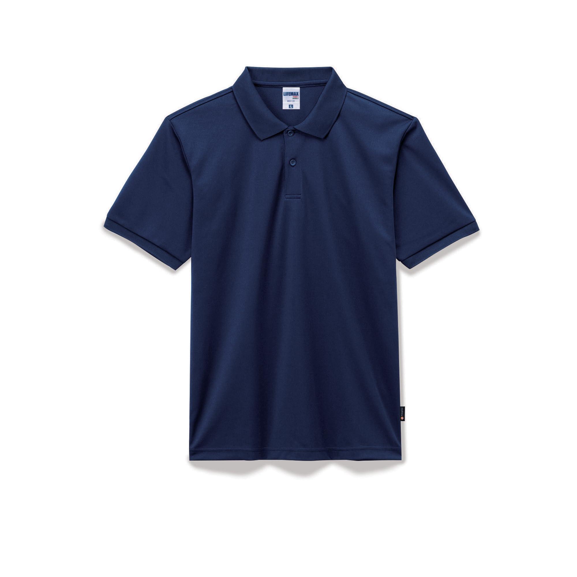 [LifeMax] Basic Dry Polo Shirt (Polygiene® Treated) MS3120 Navy