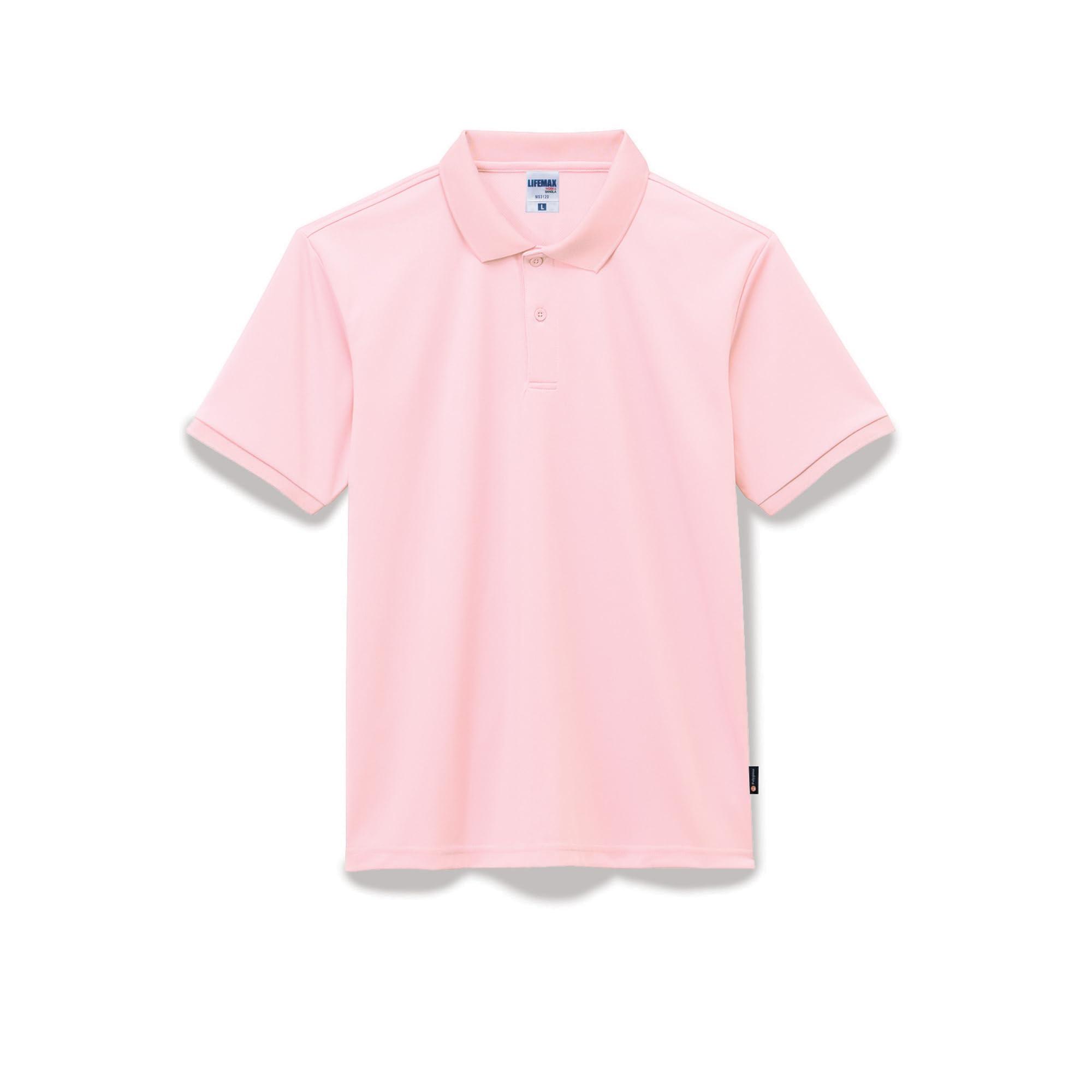 [LifeMax] Basic Dry Polo Shirt (Polygiene® Treatment) MS3120 Light Pink 4L