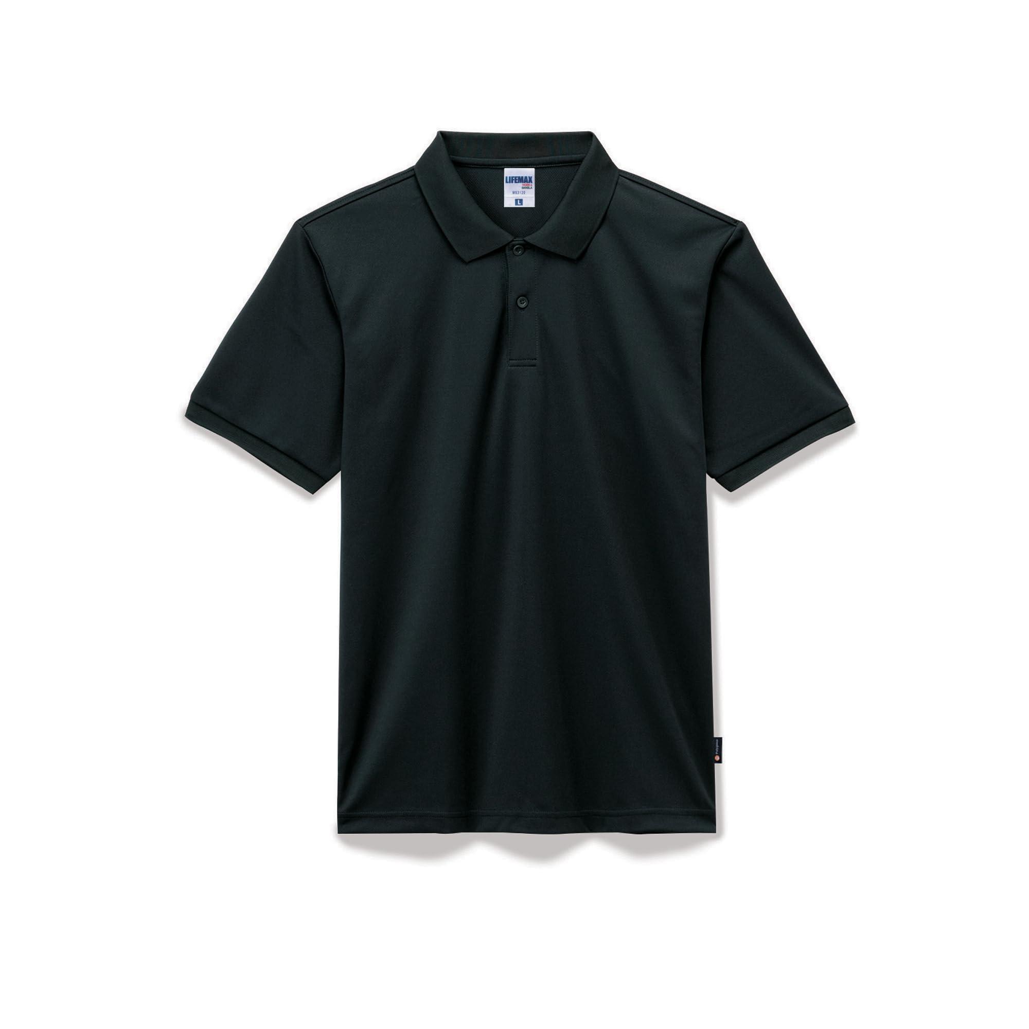 [LifeMax] Basic Dry Polo Shirt (Polygiene® Treatment) MS3120 Black S