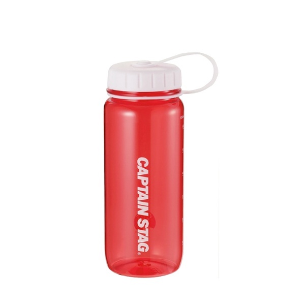 CAPTAIN STAG Water Bottle Sports Bottle 650ml Direct Drink Rice Measurement Markings 4.5 Cups Red UE-3393
