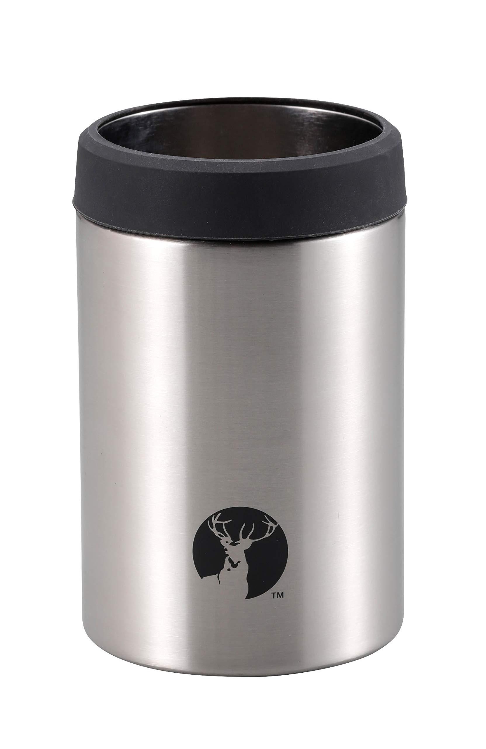 CAPTAIN STAG HD Insulated Can Holder for 350ml Cans, Silver UE-3490