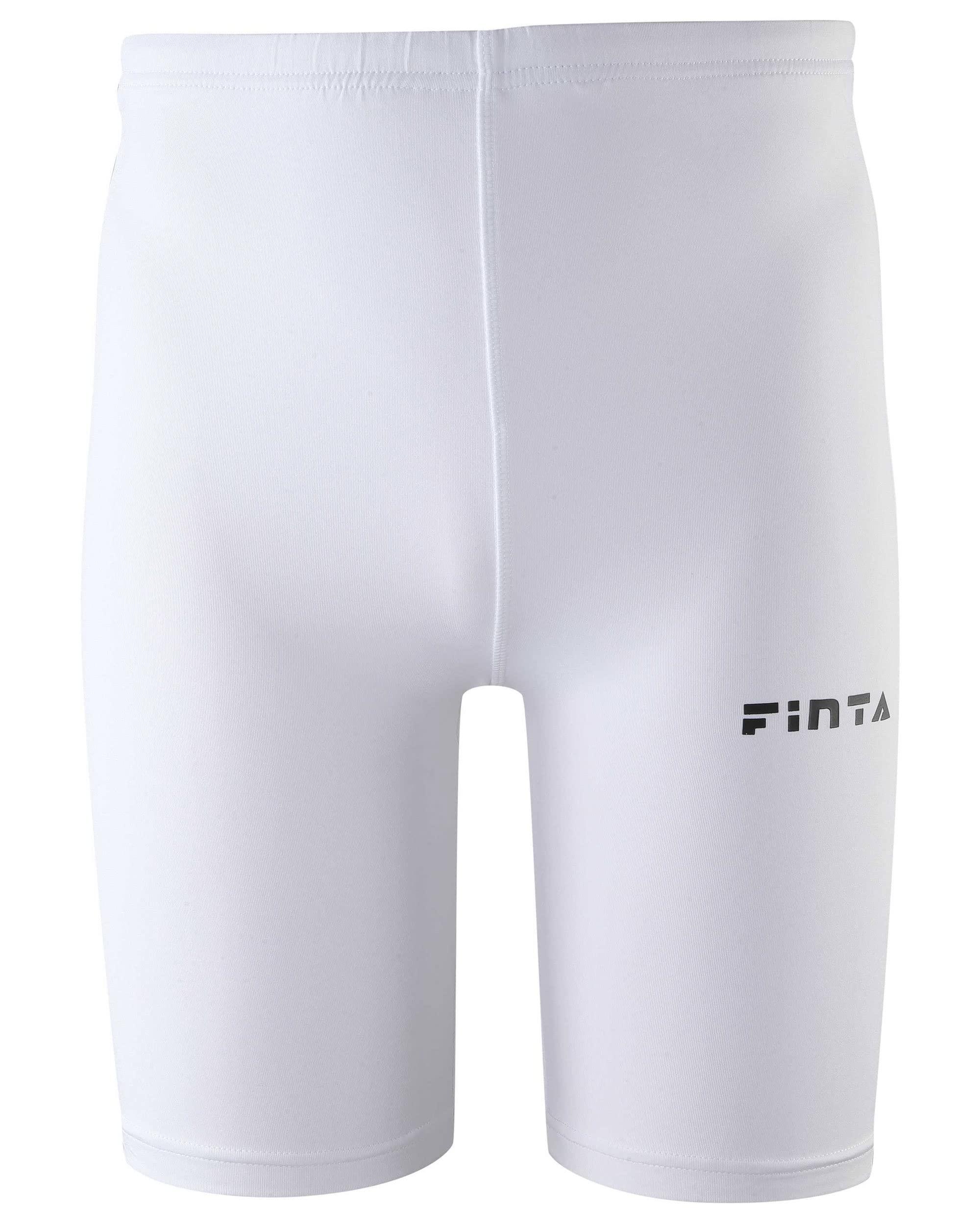 [FINTA] FINTA Soccer Futsal Junior Jr Short Spats FTW7032 (001) White Size 140