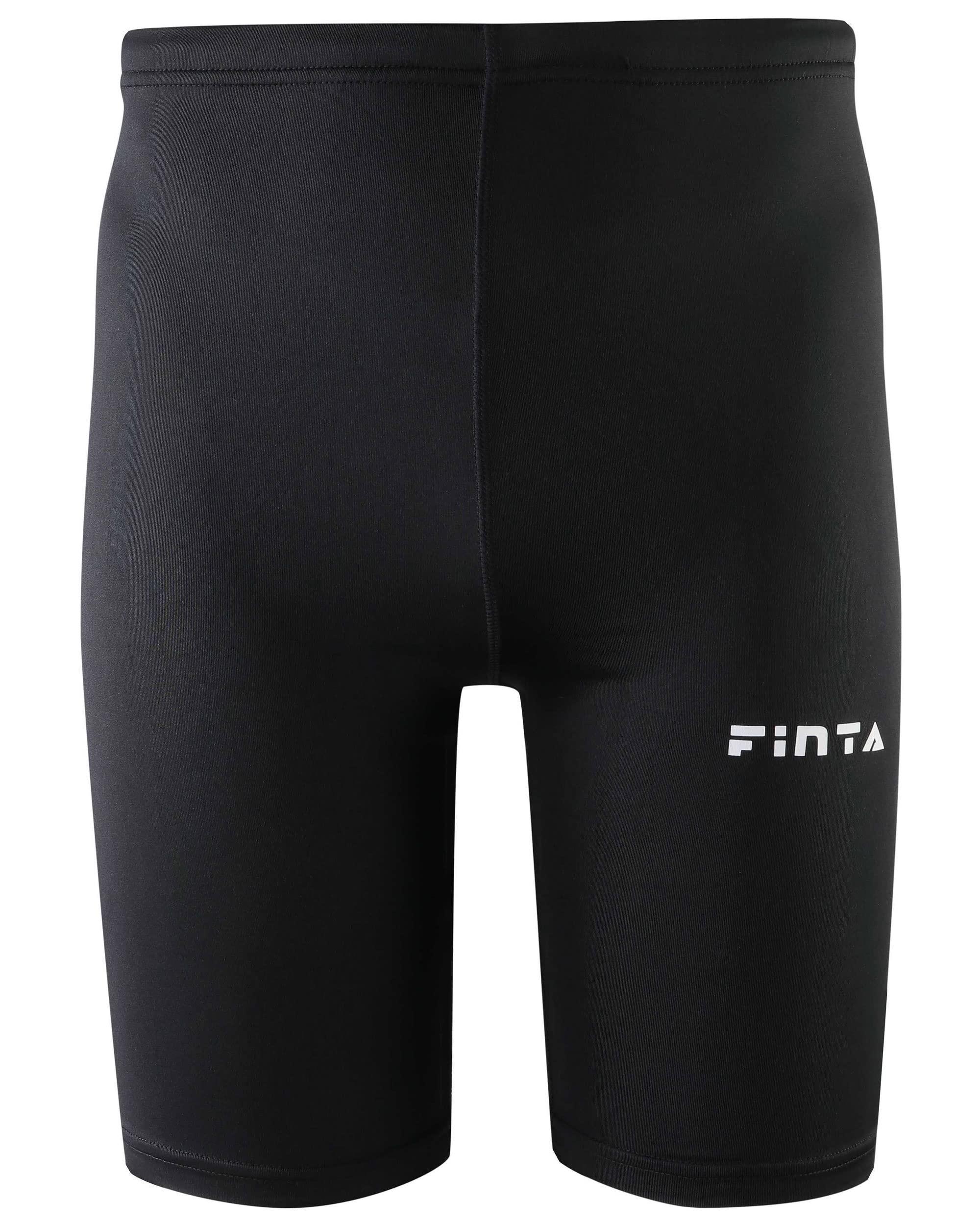 [FINTA] FINTA Soccer Futsal Junior Jr Short Spats FTW7032 (005) Black Size 130