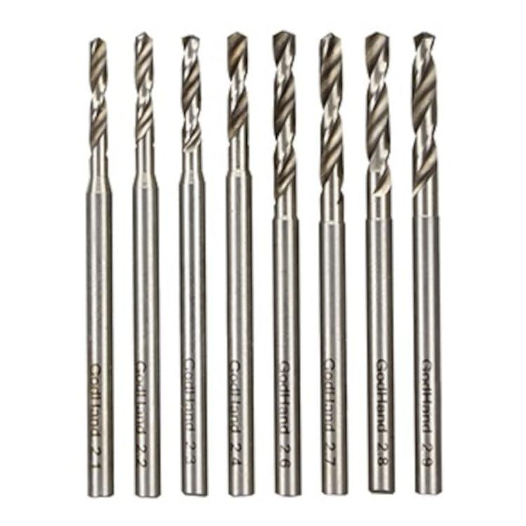 GodHand 8-Piece Drill Bit Set (D) GH-DB-8D Hobby Tools