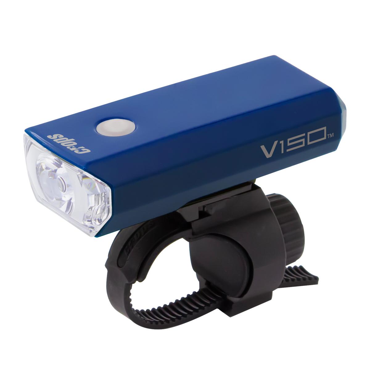 Crops V150 LED Headlight | AA Batteries 150 Lumens Headlamp C1R04-03-0087 (Blue)