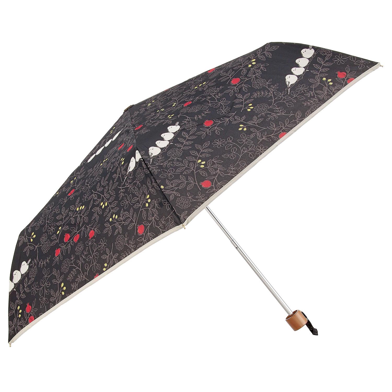 Pomegranate and Long-tailed Tit MINI Folding Umbrella