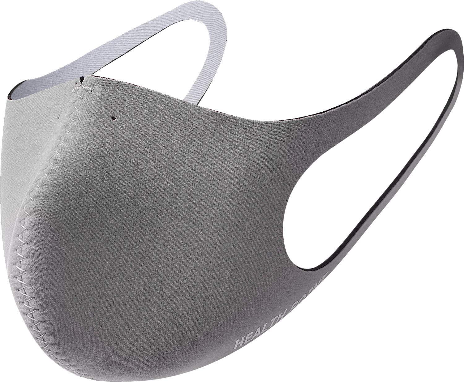 Healthpoint Dome-Shaped 3D-Processed Neoprene Training Mask, Simple Color Gray, Size L  2006M3
