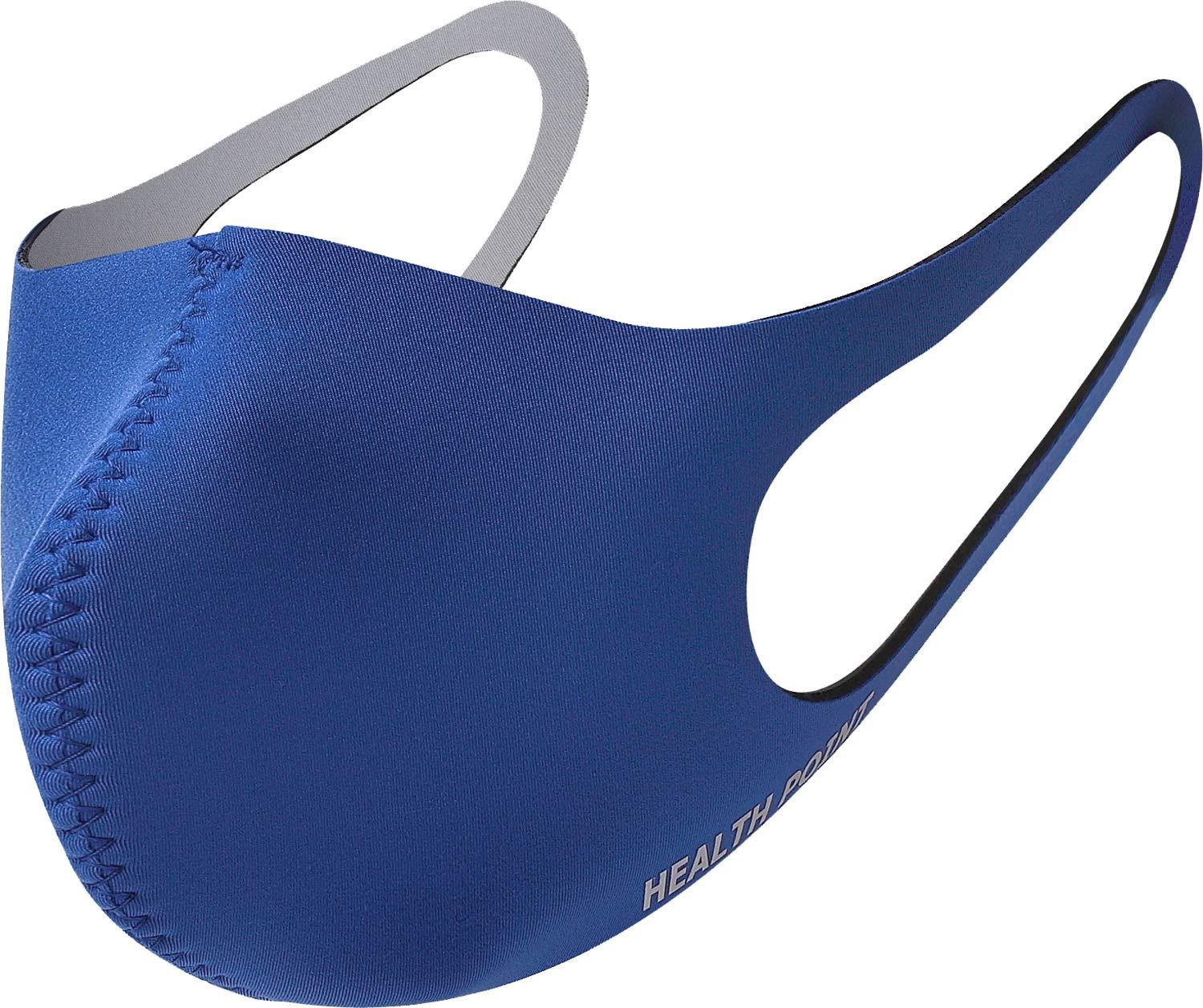 Healthpoint Dome-Shaped 3D-Processed Neoprene Training Mask, Simple Color Blue, Size L  2006M3