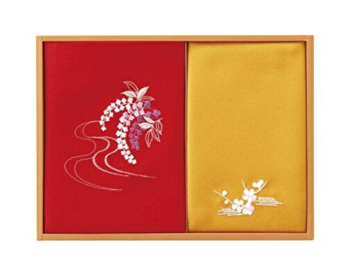 North Kyoto Embroidered Double-Wrap Furoshiki & Embroidered Envelope for Money Gifts C3042168