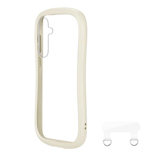 LEPLUS Galaxy A55 5G Shock-Resistant Hybrid Case “ViAMO fly” Milk White LN-24SG3VMFWH