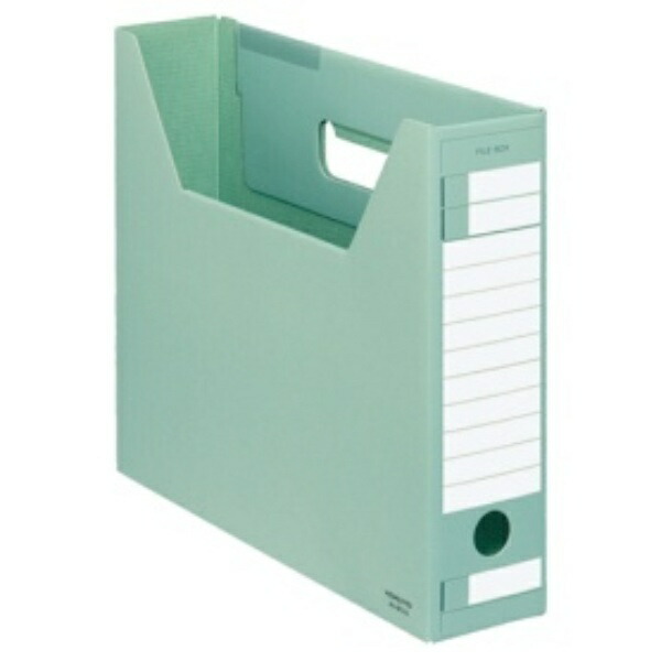 KOKUYO File Box D Type Slim A4 Landscape Green 5-Pack