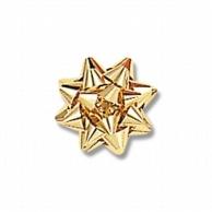 Shimojima Heiko Ribbon Seal Mini Gift Flower 50-Piece Pack Gold 001452401