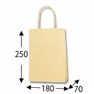 Shimojima Heiko Handle Paper Bag Smooth Bag 18-07 Natural 18x7x25cm 25 Sheets 003156203