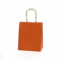 Heyko Handle Paper Bag 25CB 21-12 Unbleached Kraft Orange 21x12x25cm 50 Sheets