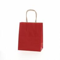 Shimojima Heiko Handle Paper Bag 25CB 21-12 Unbleached Kraft Red 21x12x25cm 50 Sheets