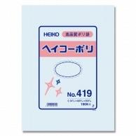 Shimojima Heiko Poly Bag Heiko Poly No.419 0.04mm Thickness No Handle 100 Sheets 006618900 Width 400mm x Height 550mm