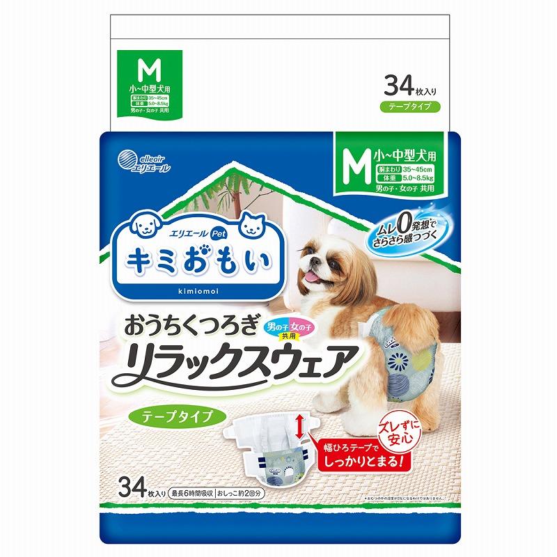 Erielle Pet Kimi Omoi Relax Wear M 34 Sheets