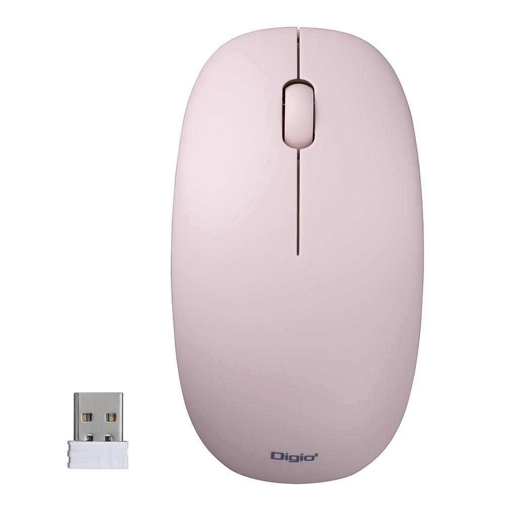 2-Way Battery Wireless 3-Button BLED Mouse / Pink