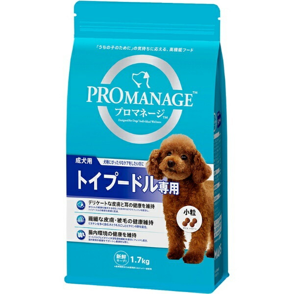 Pro Manage Dog Food for Adult Dogs Toy Poodle Formula 1.7 Kilograms (x 1)