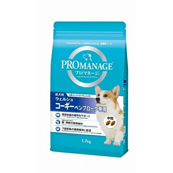 Pro Manage Dog Food Breed Specific Adult Formula for Welsh Corgi Pembroke 1.7kg
