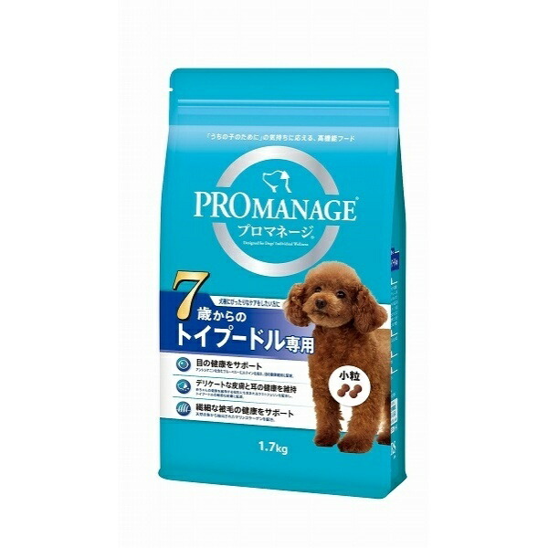 Pro Manage Dog Food for Toy Poodles 7 Years and Older 1.7 Kilograms (x 1)