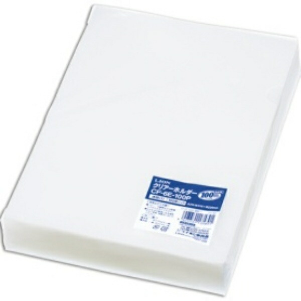 Lion Office Supplies Clear Holder Transparent A4 100-Pack CF-6E-100P