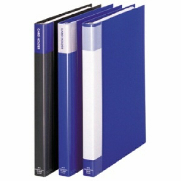 Lion Office Supplies Business Card Holder A4S 300-Sheet Capacity MH-300R-BK Black