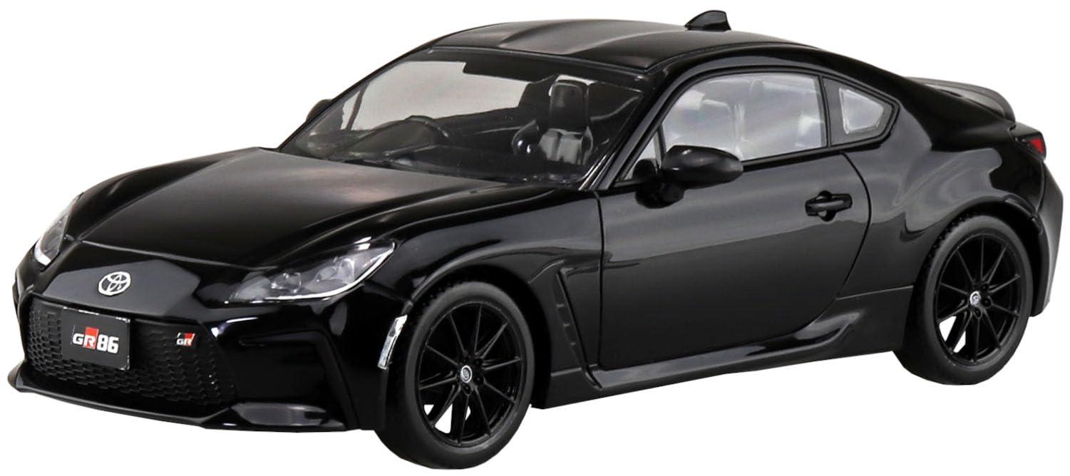 Aoshima Bunka Kyozai Sha 1/32 Rakupura Snap Kit No.10-CB Toyota GR86 2021 Crystal Black Silica Pre-colored Plastic Model Kit (Automobile)