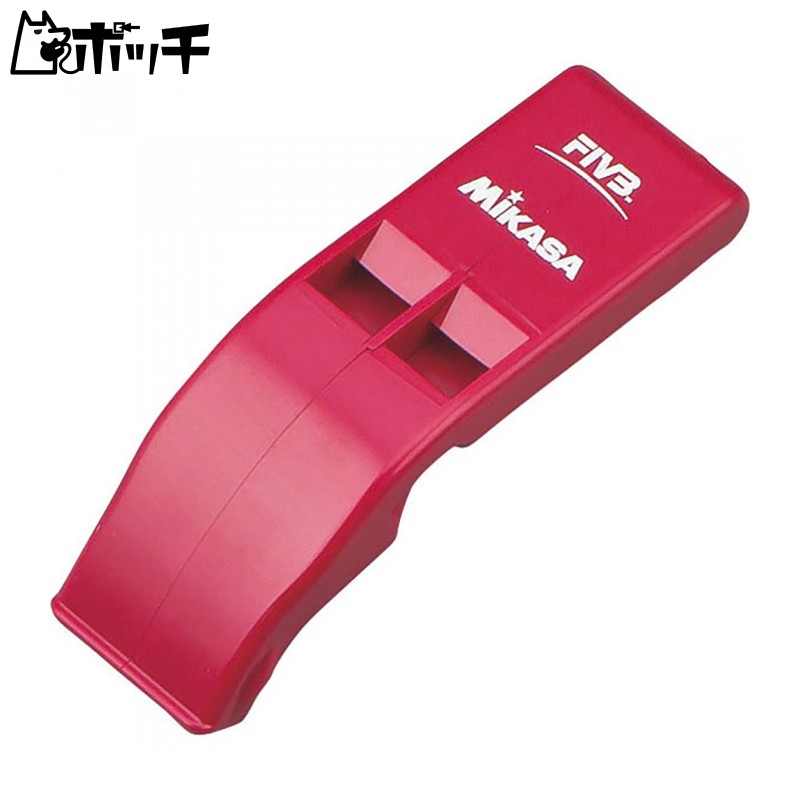 MIKASA Volleyball Whistle, Corkless, Red BEAT500-R