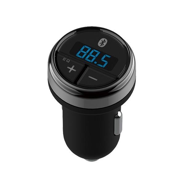 Kashimura Bluetooth FM Transmitter Full Band for Cars - Listen to Smartphone Music in Your Vehicle - Stereo Conversion - Compatible with 12V/24V KD-212