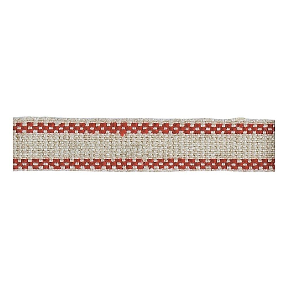Blanc de Core Ribbon Linen (Side Line) No.3722-37 10mm × 10m