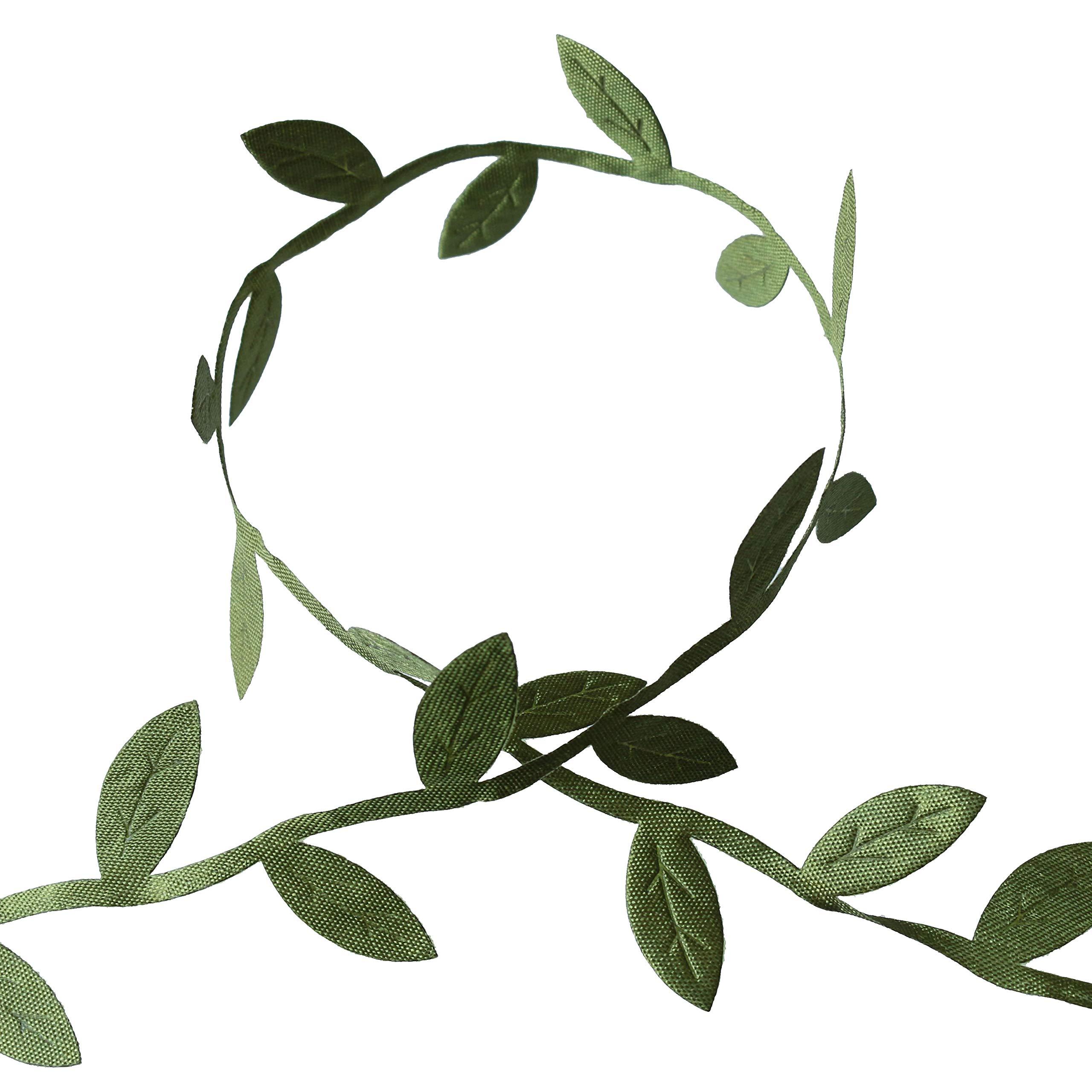 Blanc de Core Ribbon Leaf Garland No.1124-92 20m