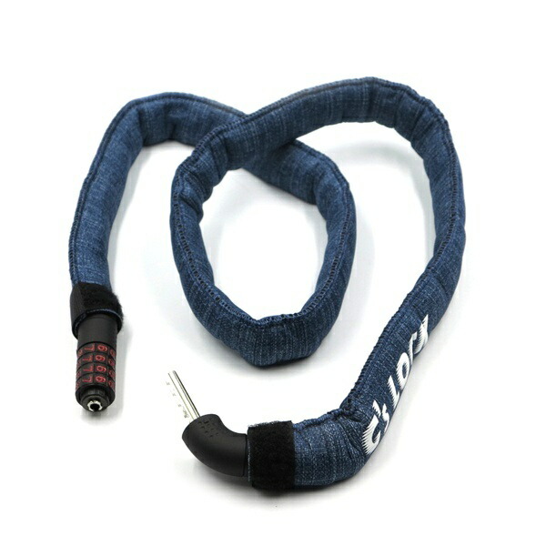 GORIN Neoprene Cover Dial Chain Lock GS-8-1200 Denim Pattern (DN)