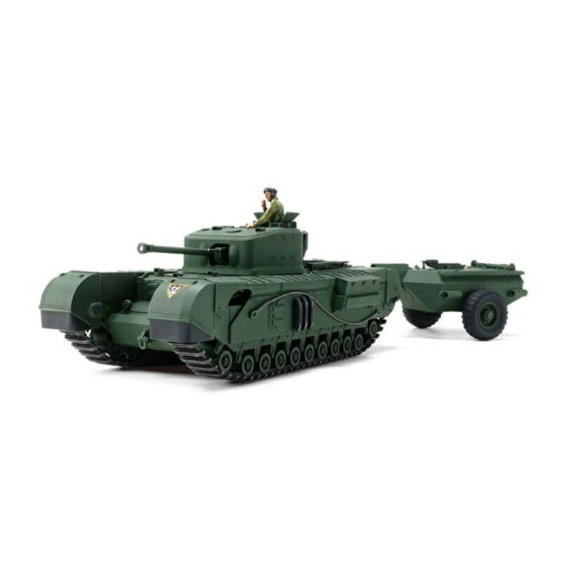 Tamiya 1/48 Military Miniature Series No.94 British Tank Churchill Mk.7 Crocodile Plastic Model Kit 32594