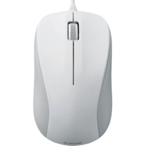 ELECOM Mouse Wired M Size 3-Button USB Laser White ROHS Directive Compliant M-S2ULWH/RS