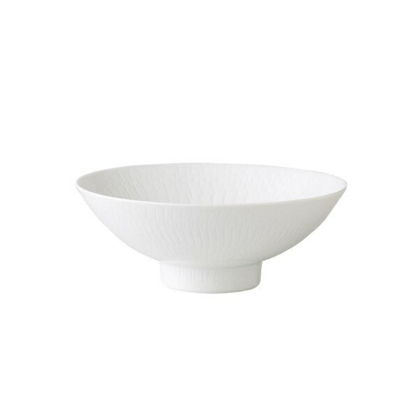 Saikai Pottery Hasami Ware White Porcelain Kanna Flat Bowl (Large) 11422