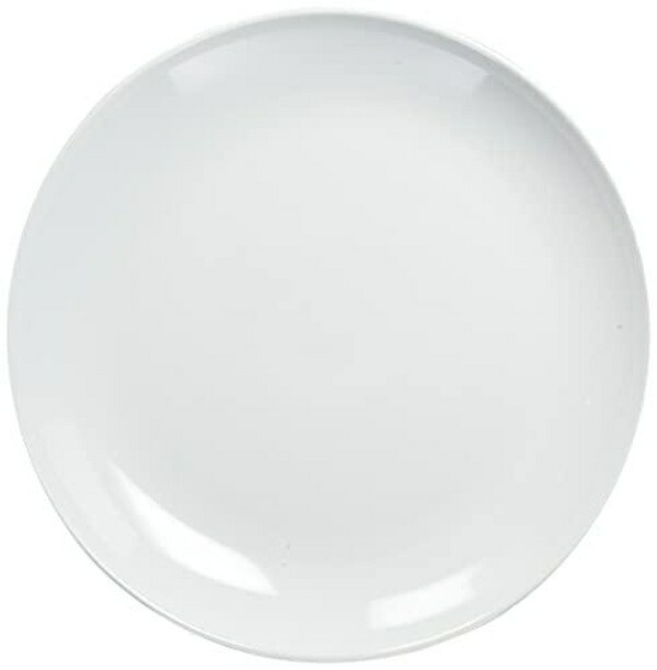 Saikai Pottery Hasami Ware Common Plate Dish White Approx. 24cm Diameter Microwave and Dishwasher Safe Made in Japan 13214