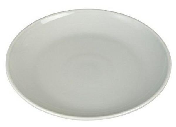 Saikai Pottery Hasami Ware Common Plate Dish Gray Approx. 24cm Diameter Microwave and Dishwasher Safe Made in Japan 13215