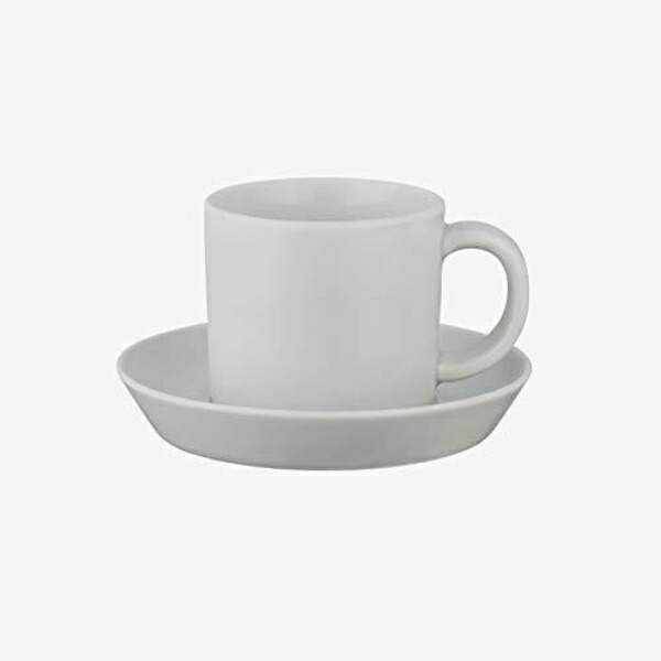 Hasami Ware “Common” Demitasse Cup & Saucer Gray 18288