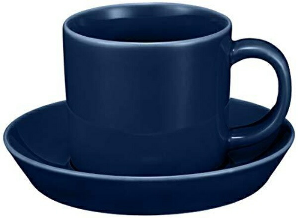 Saikaitoki Hasami Ware “Common” Demitasse Cup & Saucer Blue 18290