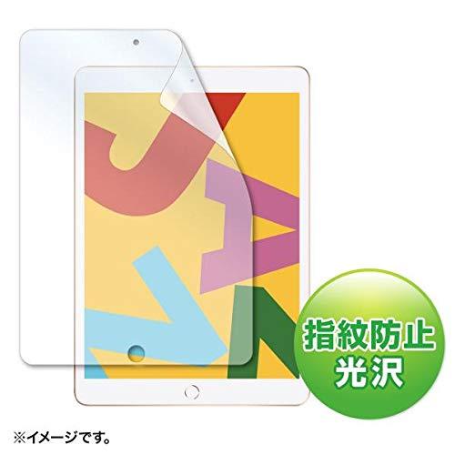 Sanwa Supply Apple 9th/8th/7th Generation iPad 10.2-inch LCD Screen Protector Anti-Fingerprint Glossy Film LCD-IPAD12KFP