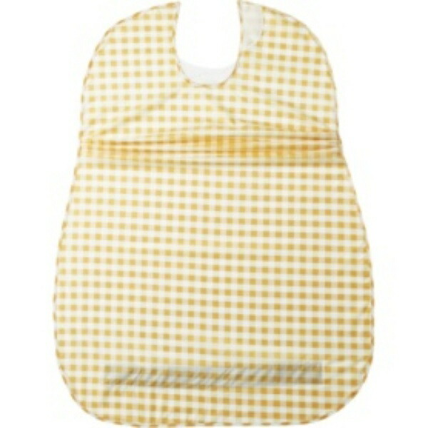 Plus Heart Meal Apron with Side Tucks, 1-Piece, Beige, Water-Repellent, Long & Wide, 73747