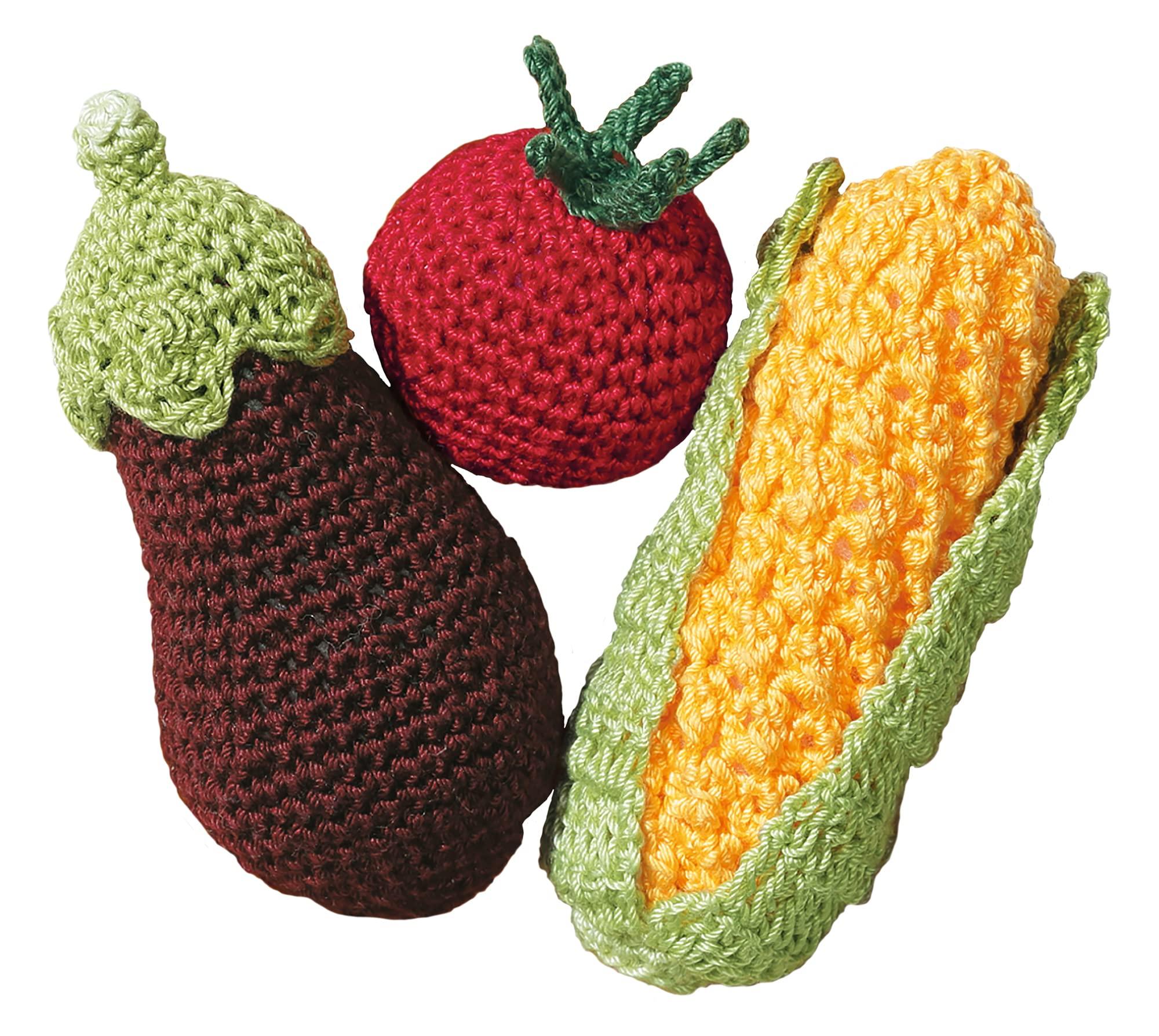 Olympus Seis Lace Thread Kit: Vegetable Harvest Festival (Using Emy Grande) Summer Vegetables EG-128