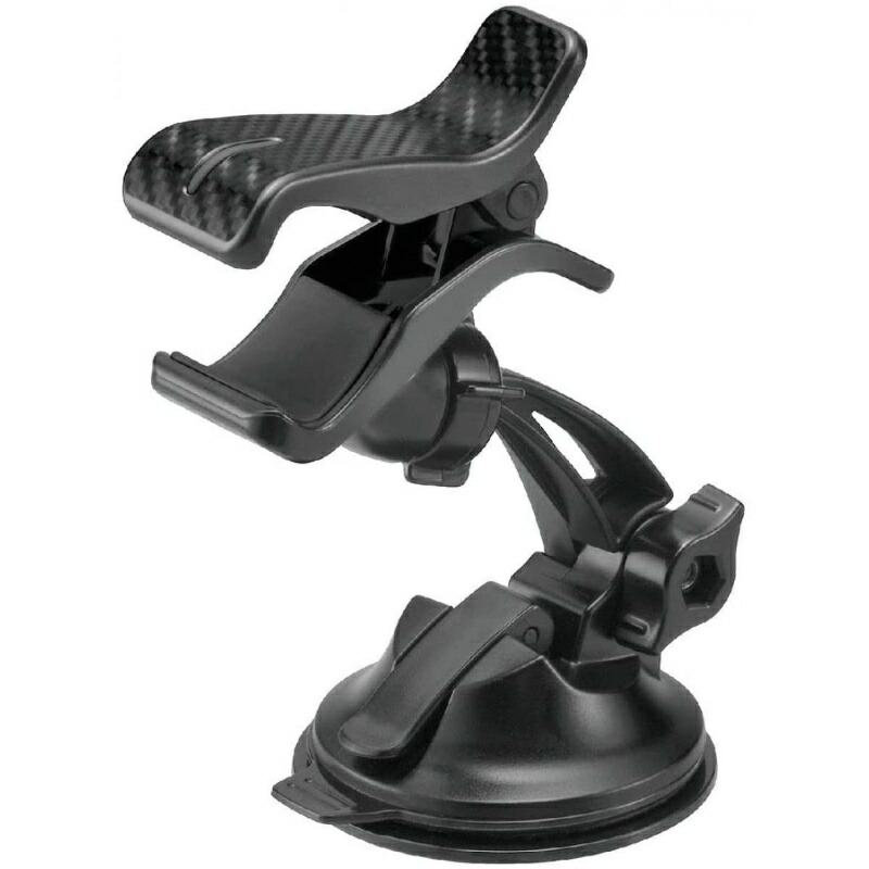 CARMATE Car Mount Smartphone Holder Clip Carbon-Style SA8