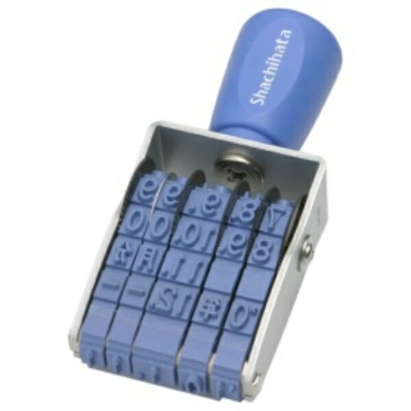 Shachihata Stamp Rotating Rubber Stamp Western Date Size 2 Imprint Size Approx. 36×7mm Gothic Typeface