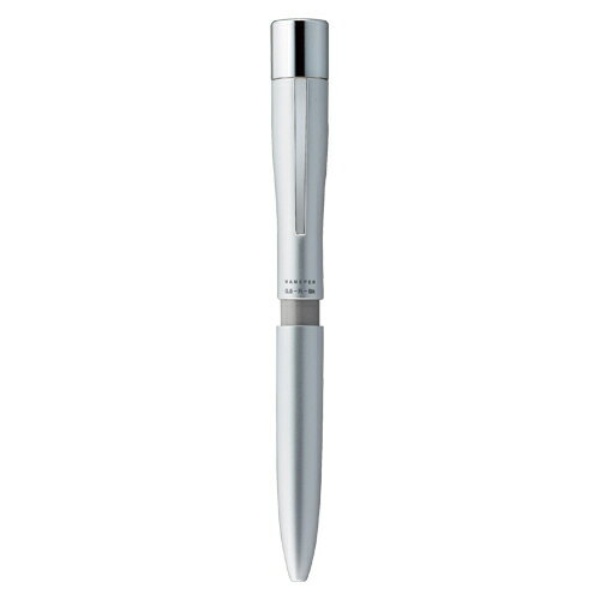 Shachihata Multi-Function Pen with Stamp, Name Pen Torino NP-TF1/MO Silver