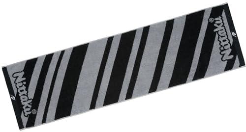 Nittaku Table Tennis Towel Two-Tone Sports Towel Pile Fabric Front Black (71) NL9277