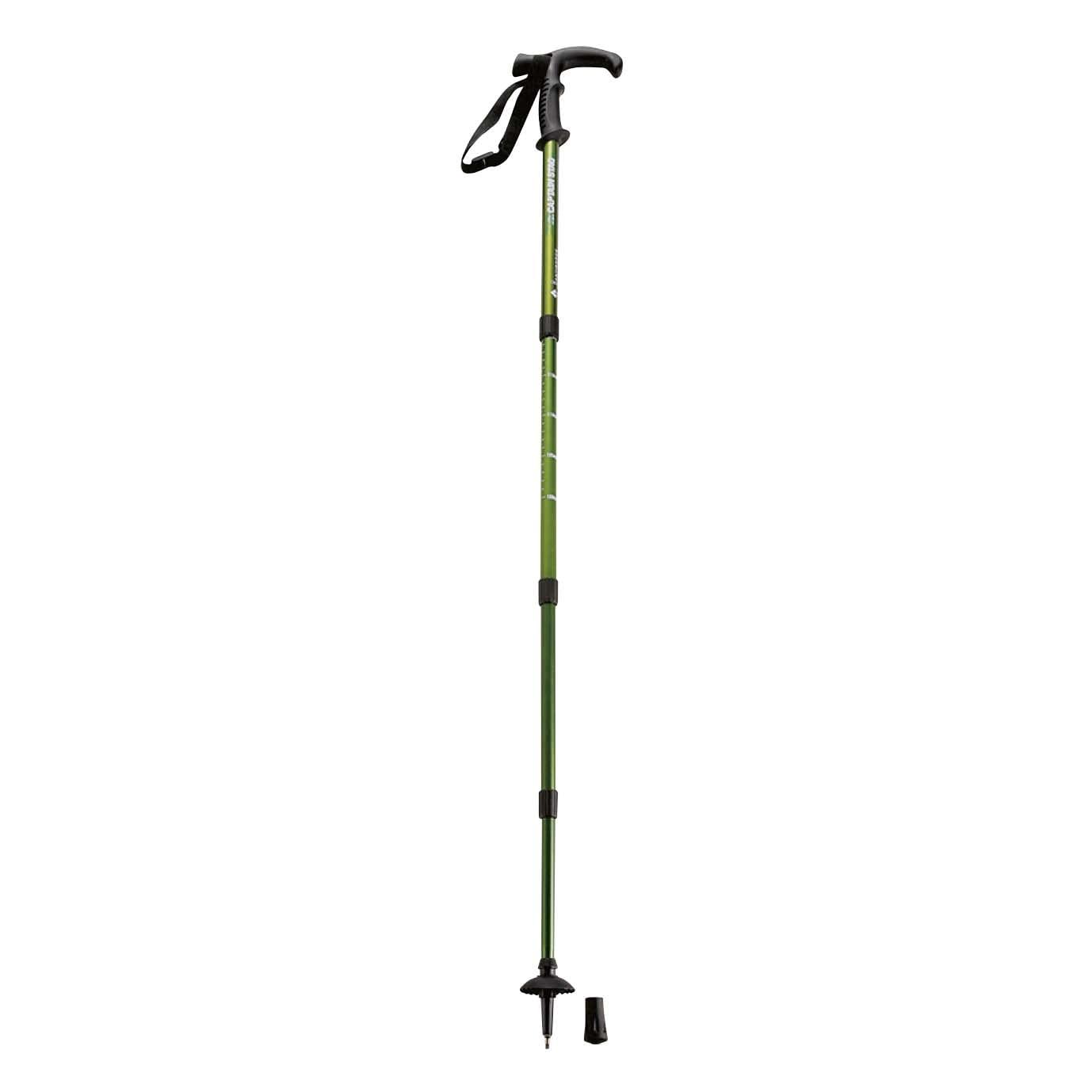 CAPTAIN STAG Trekking Pole Trekking Stick T-Grip 4-Section Telescopic Anti-Shock System Olive FEEL BOSCO M-9839