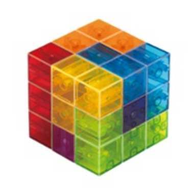 Masudaya Corporation Chacha Cube Clear Version Toy Educational Brain Training Ages 3+ 539-1744