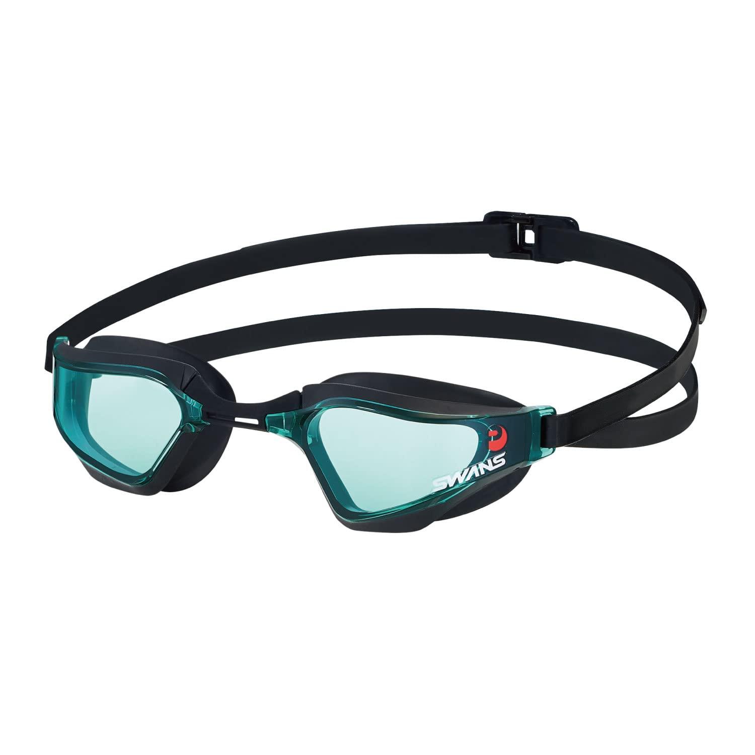 SWANS Japanese-made Swimming Goggles VALKYRIE SR-72NPAFAB G Green Racing Anti-Fog with Cushion FINA Approved Model Antibacterial